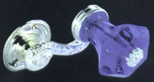 Ariete ezüst-kristályüveg kilincs